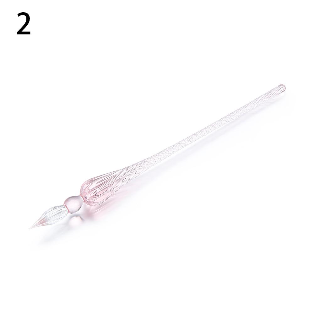 1PC Vintage Glass Dip Dipping Pen Art Painting Supplies Filling Ink Signature Calligraphy Fountain Pen