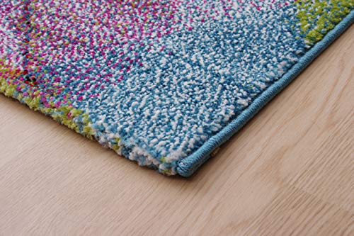IKEHIKO Rug, Carpet, Mat, Imported from Turkey, Wilton Weave, Hamin, Approx. 80 X 140 Cm, Multicolor #2347109