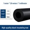 Heavy-Duty Black Rubber Sheet