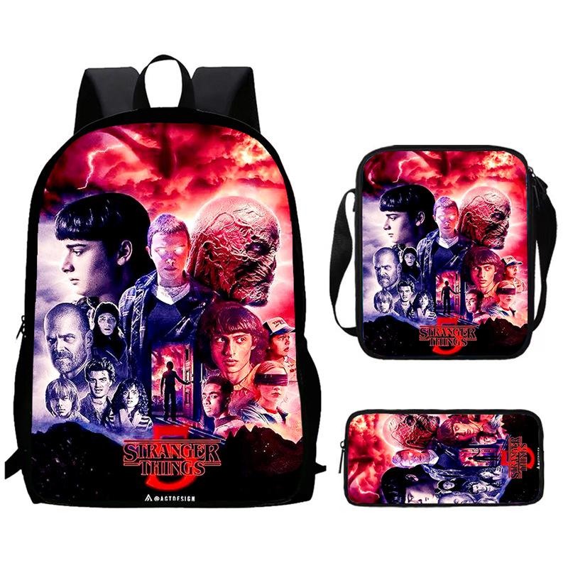 Monster Story Schoolbag High Definition Multi-Function Oxford Lightweight Backpack
