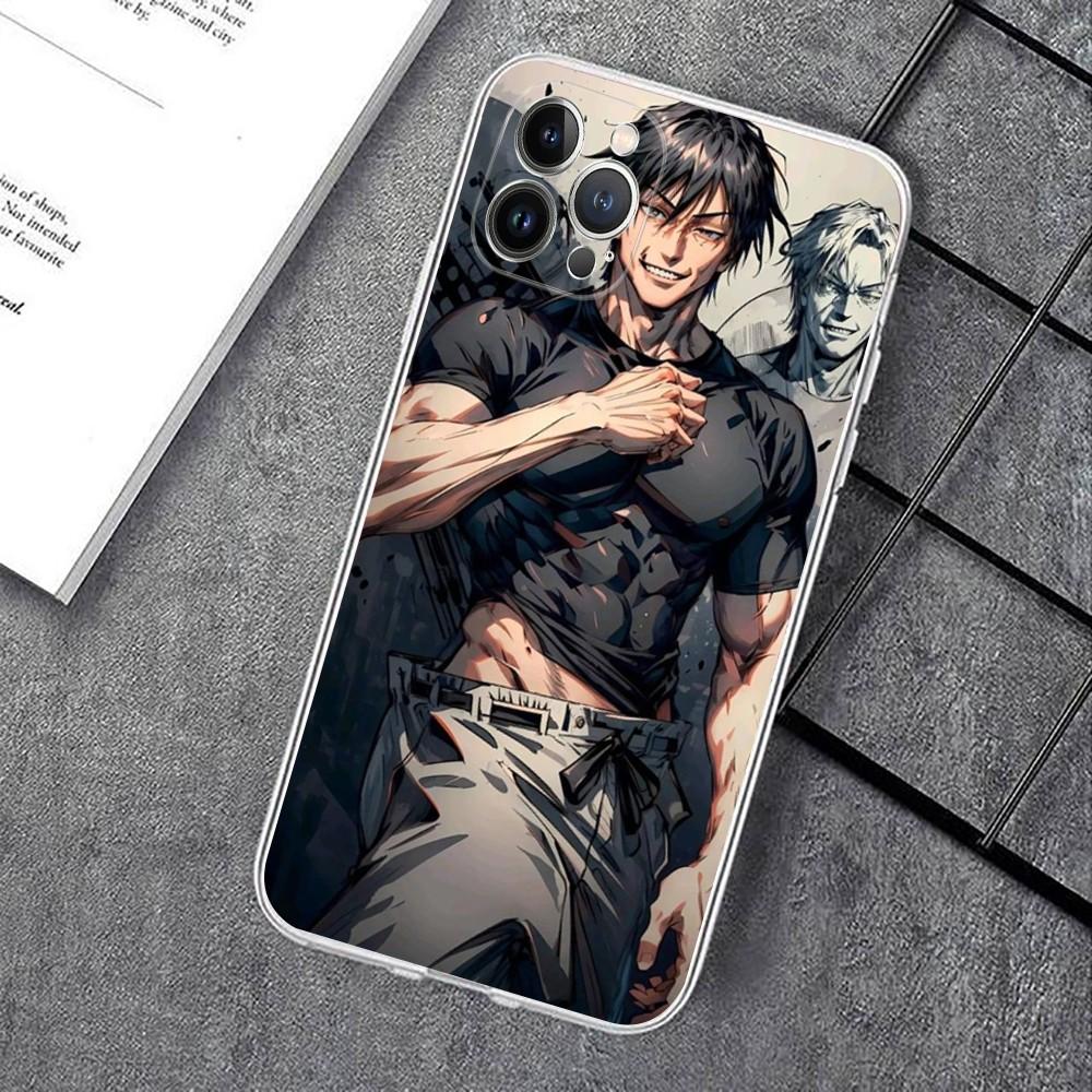 Hanma baki Grappler Phone Case For iPhone 15 14 11 12 13 Mini Pro XS Max Cover 6 7 8 Plus X XR SE 2020 Funda Shell