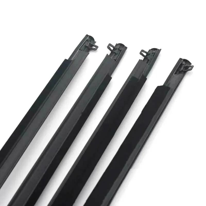 4 Stück Fensterdichtungsleisten für Mazda 3 2004-2009 Äußere Fensterglas-Dichtungsbänder Zierleisten für Vorder- und Hinterfenster Wasserdicht