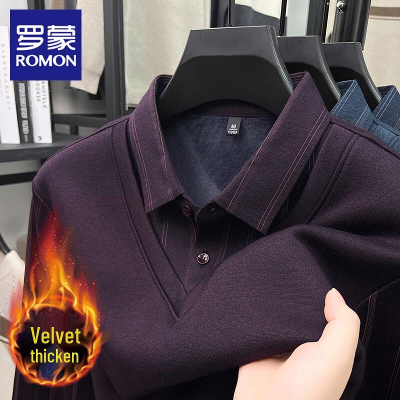 

Romon Men s Long Sleeve Pullover L