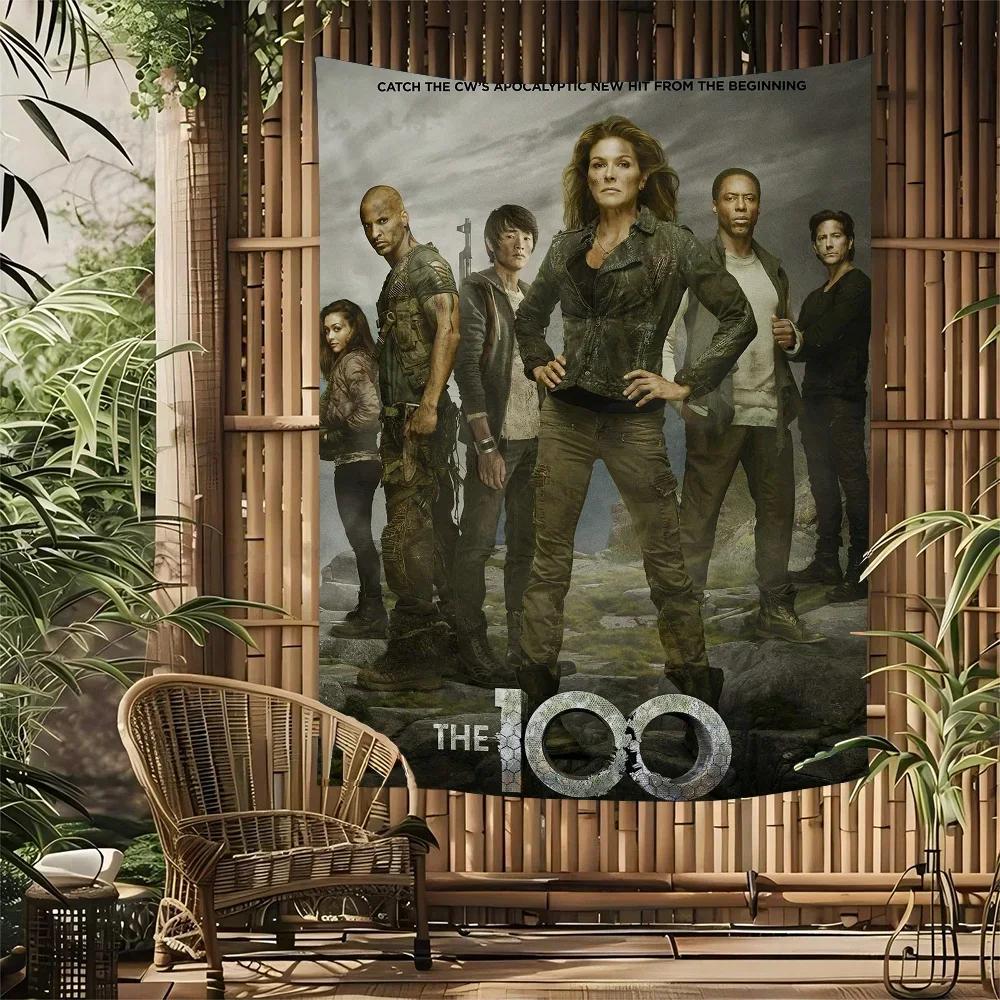 De 100 Seizoen TV Serie Show Kleurrijk Wandkleed Hippie Bloemen Wandtapijten Slaapkamer Decoratie Wandkunst Decoratie