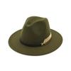 1 Pcs New Fashion Unisex Men Women Hat Woolen Wide Brim Jazz Cap Hats Hats for Women Sombrero Cawboy Fedora