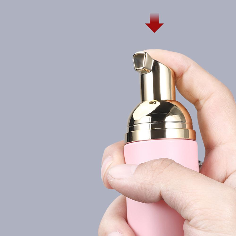 50ml Plastic Foam Pump Bottle Refillable Empty Cosmetic Container Cleanser Soap Shampoo Foaming Bottles Makeup Travel Bottle