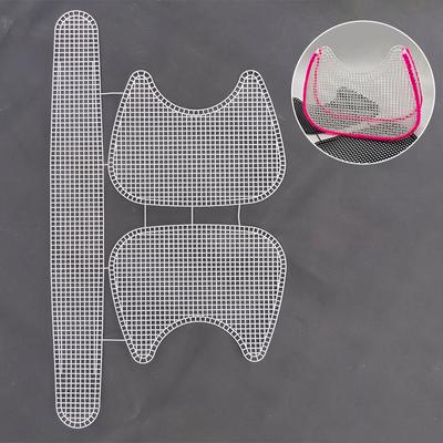 Underarm Bag Mesh Knitting Lining Weaving Plastic Mesh Sheet Accessories Velvet