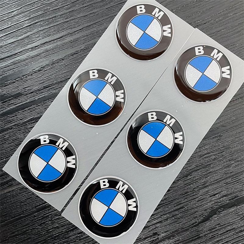 VBCG5 Car Remote Key Emblem Sticker Auto Accessories For BMW M Power I3 G08 F15 F16 G20 E34 F94 F95 G30 G11 G12 E36 interior sticker