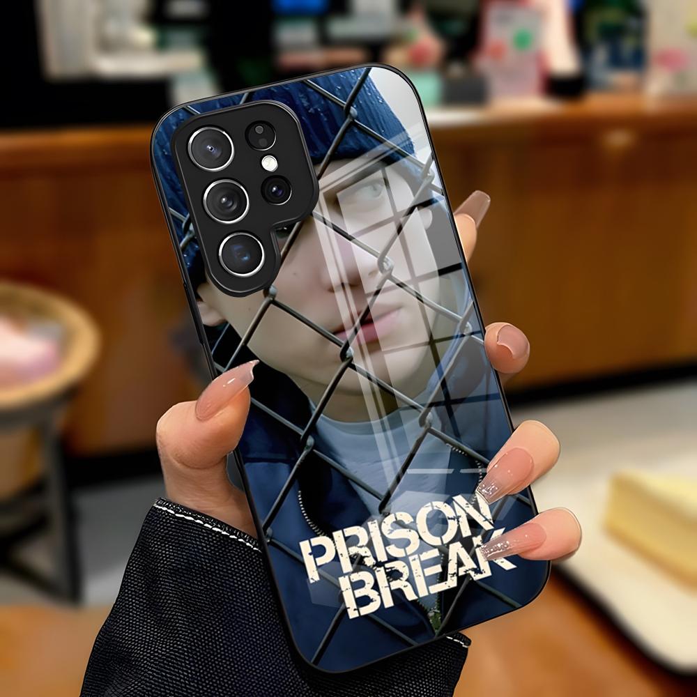 P-Prison Break TV Phone Case For Samsung A25 A13 A33 5G A54 A36 A35 A56 A52 A14 Shockproof Glass Cover