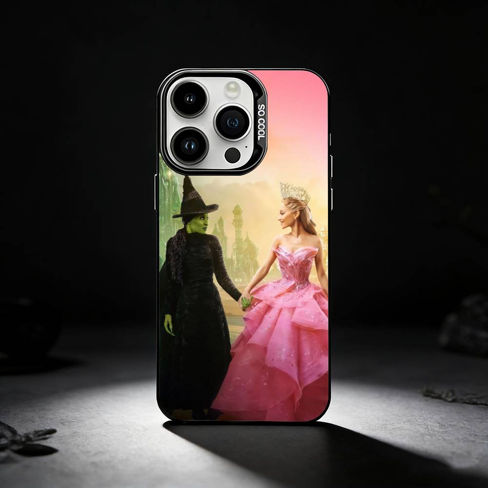 

W-Wicked Musical Phone Case For iPhone 17,16,15,14,13,12,11 Plus,Pro Max,XS,Colored silver phone case iPhone16pro