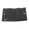 Prada 1MV204 Bifold Wallet Black Safiano/Nylon Women