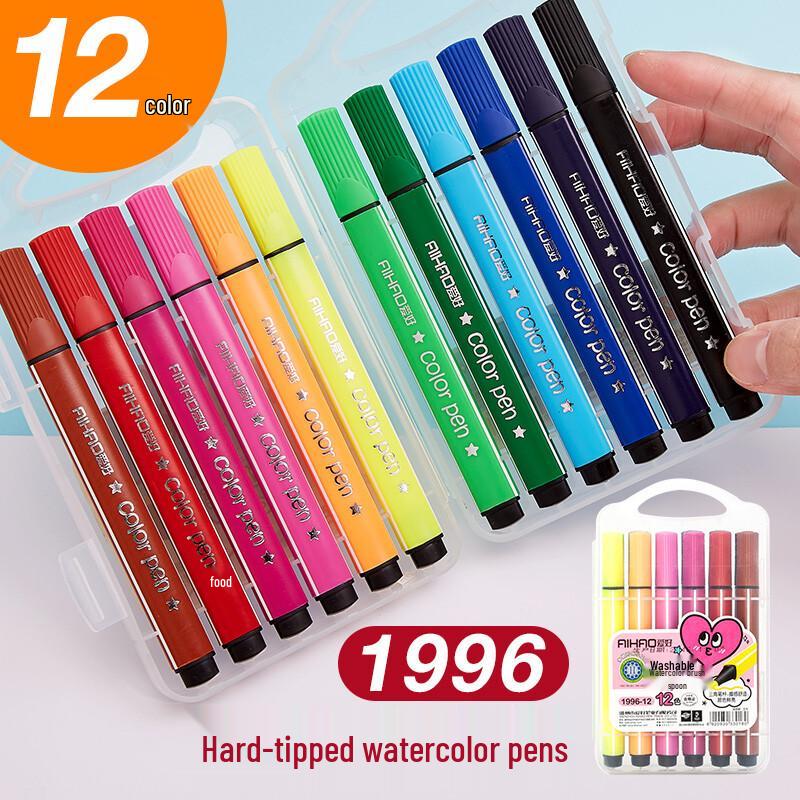 

Washable Triangular Cartoon Children s Colored Pencils - Art Supplies Set