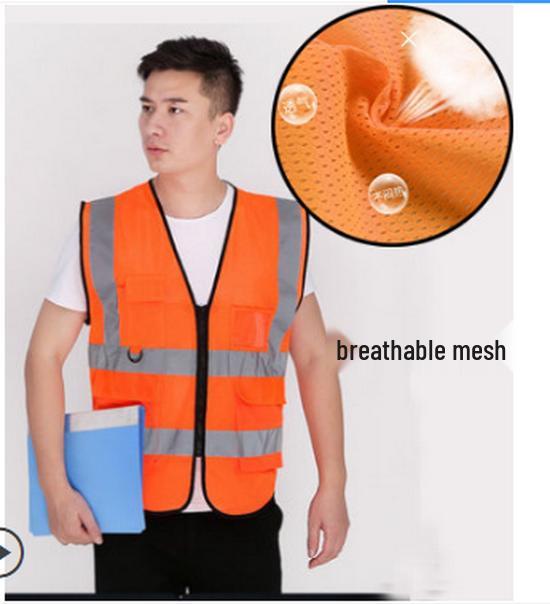 Reflective Safety Vest for Construction and Night Riding