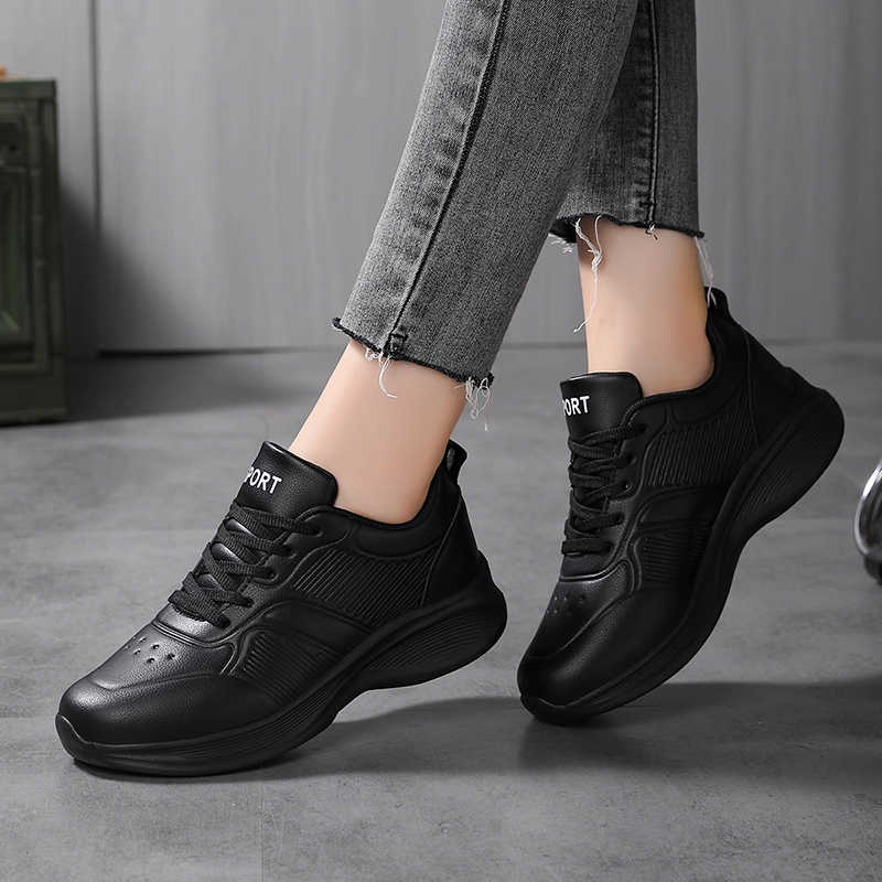 Fashion Low Low-cut Sports Women Boots Casual Black Women Sports Shoes Leopard Sneakers Promo Casual Sneacker Character Designer