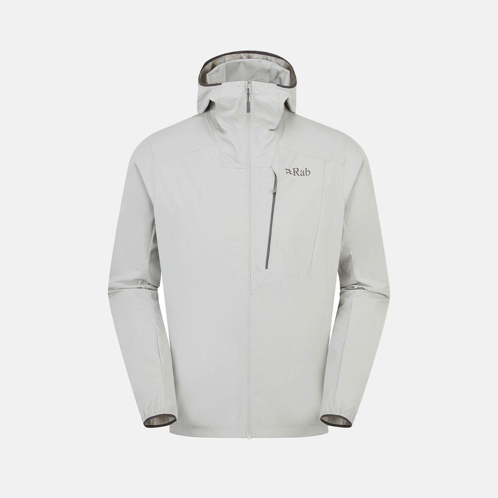 Lap Rab Borealless Alpine Hoodie Light Zinc