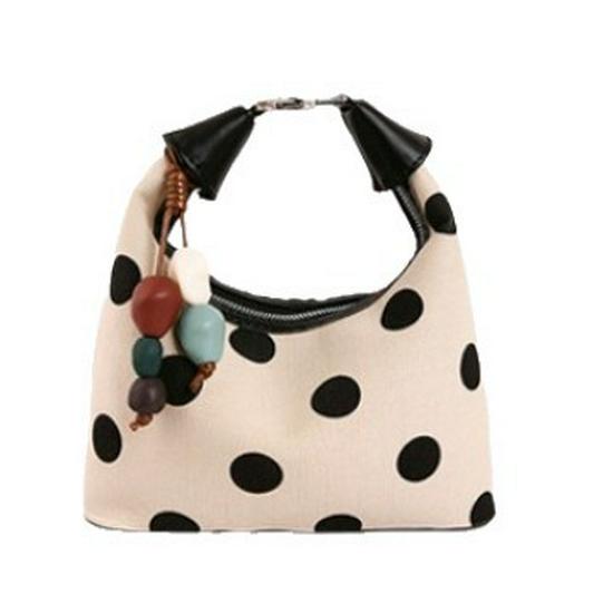 2026 New Women's Korean Fashion Polka Dot Underarm Crossbody Handbag for Daily Commute