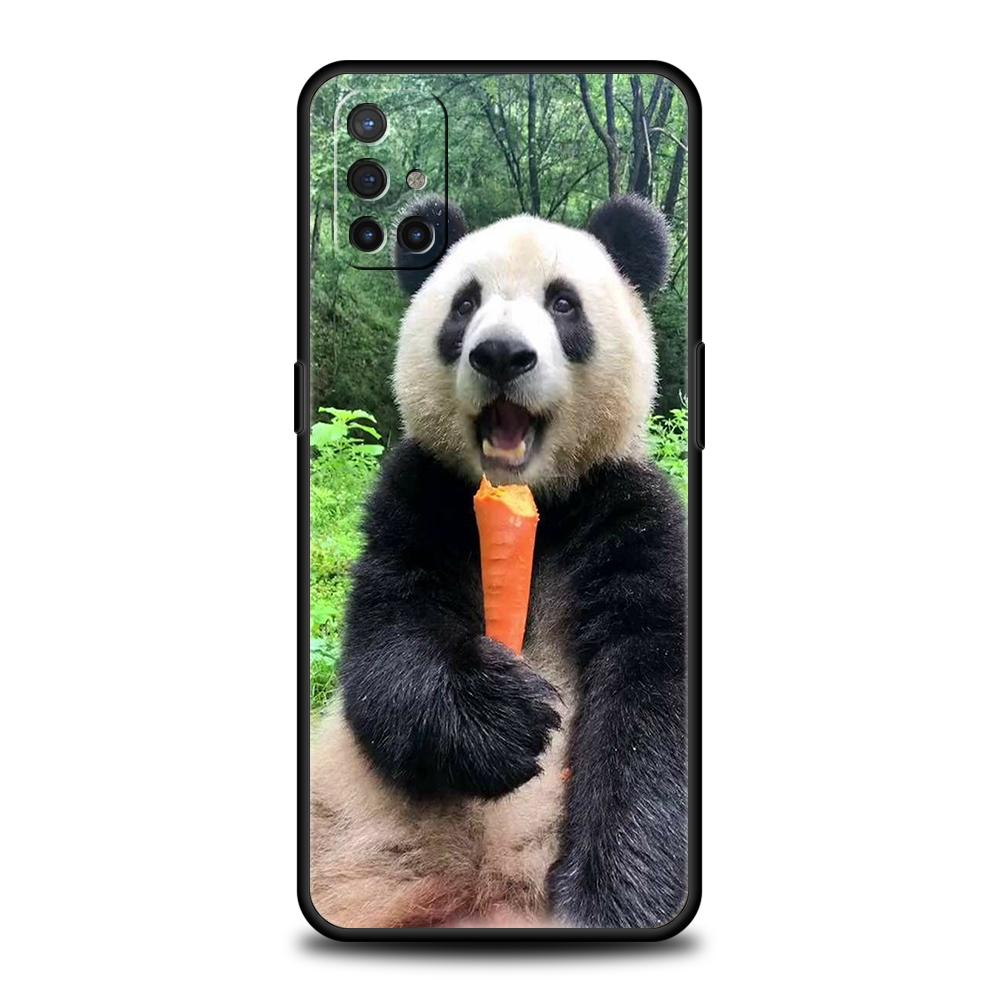 Phone Case For OnePlus 13 12 11 10 9 Pro 9T 13R 12R 10R 9R 9RT 10T 8T 8 Nord 2T CE 2 3 5G N200 N30 Soft Cover Panda
