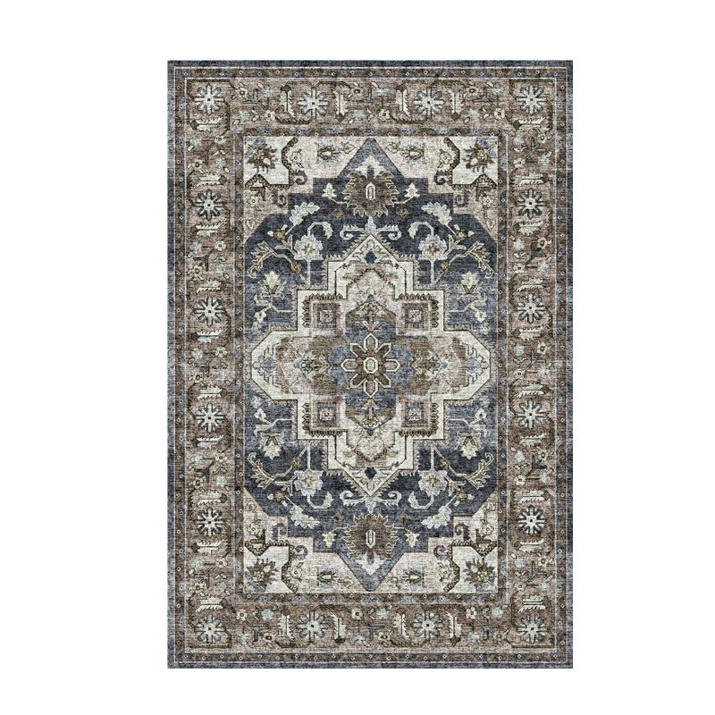 

American Retro Style Carpets Thickened Soft Fluffy Plush Rug Large Area Living Room Rugs Nordic Bedroom Decor Bedside Carpet 80x120cm