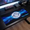 Millwall FC Custom Large Mouse Pad, Personalized Name Text Print, Football Logo Non‑Slip Desk Mat Gaming Gift