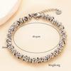 6MM  3 Color Ring Ring Interlocking Jewelry Stainless Steel High Quality Color Fast Couple Bracelet