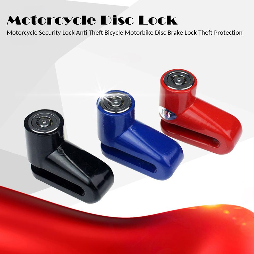 Motorcycle Lock Security Anti Theft Bicycle Motorbike Motorcycle Disc Brake Lock Theft Protection For Scooter