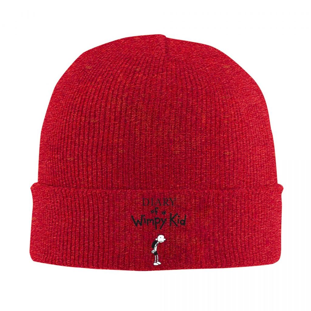 Diary Of A Wimpy Kid Warm Knitted Cap Fashion Bonnet Hat Autumn Winter Outdoor Beanies Hats for Men Women Adult