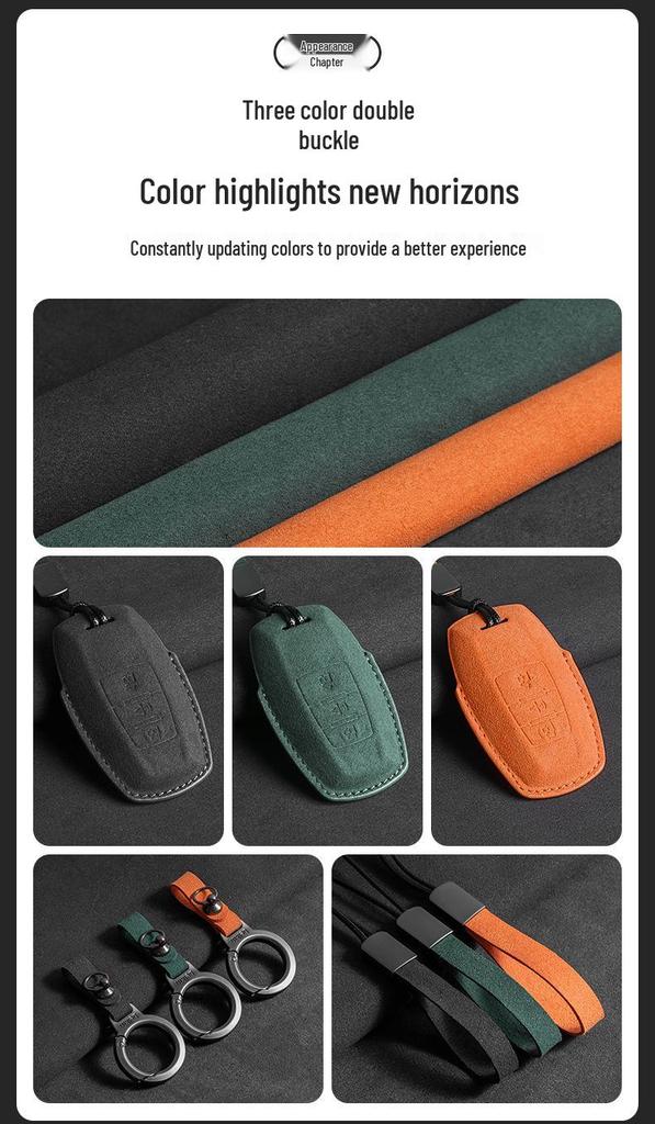 Haval H6 Coupe Sport Key Cover for H6, M6, H2, F5, H4 Car Key Holder with Buckle.