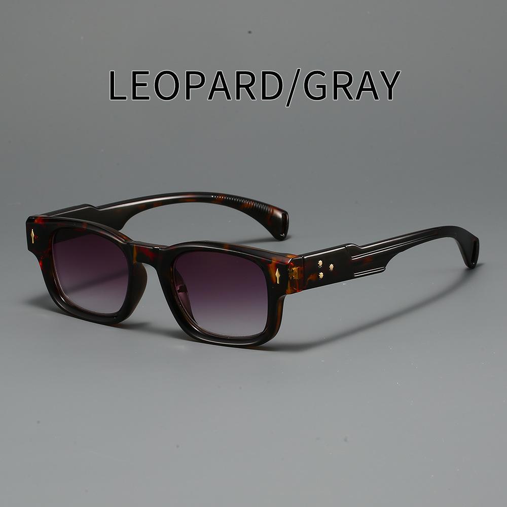 2026 Luxury Men Eyeglasses, High-end Square Leopard Presbyopia Sunglasses for Men, Fashion Male Sun Glasses HD Sun Protection Reading Glasses Diopters