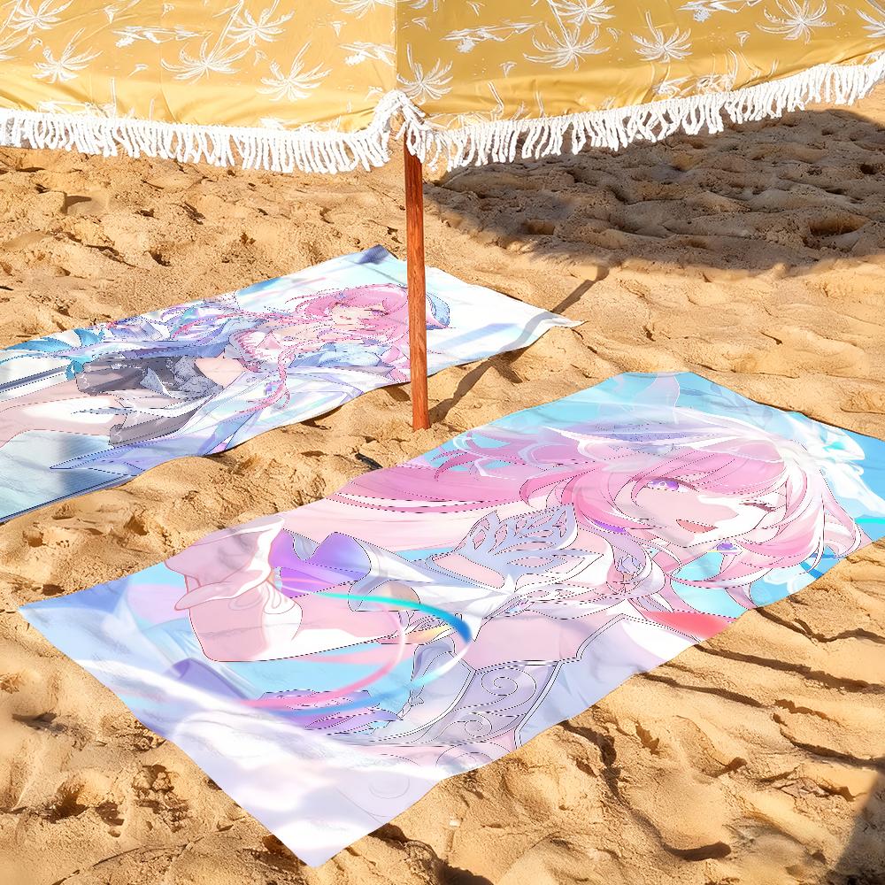 Video Game Honkai Star Cyrene Beach Towel For Beaches Yoga Studios Gyms Hot Springs Swimming Pools And Picnics