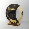 MZ Creative Ethnic Wooden Rotating Acrylic Calendar Ornament