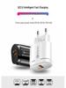 QC 3.0 Fast Mobile USB Charger, Smart 18W EU/US Plug