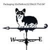 KX4B Paint Gardening Garden Decoration Sign Weather Vane Retro Farm Scene Garden Stake Weathervane Professional Tools
