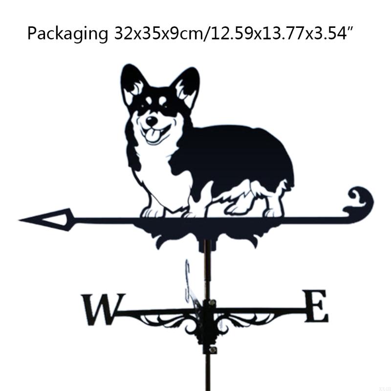 KX4B Paint Gardening Garden Decoration Sign Weather Vane Retro Farm Scene Garden Stake Weathervane Professional Tools