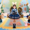 Judy Cosplay Costume Kids Set Police Officer Performance Full Outfit Children's Lolita Skirt Hat Hairband Complete Costume