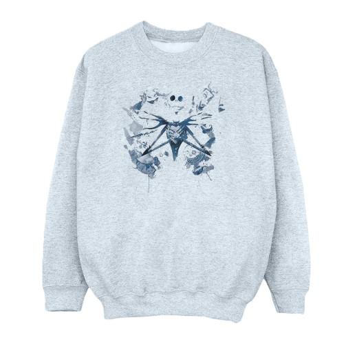 Disney Womens/Ladies Nightmare Before Christmas Paint Spray Carers Sweatshirt