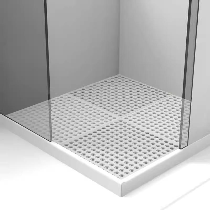 Non-Slip Bathroom Floor Mat with Massage Feature 30x30cm