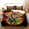 Halloween Bedding Comforter Set 3 Piece Skull 3D Digital Printed Comforter Set Ghost Bedding Set Kids Bedroom Decorations