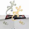 3D Luminous Metal Gecko Car Sticker - Decorative Scratch Cover for Car Body & Tail