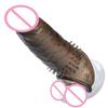 Realistic Penis Extension Cock Sleeve Penis Enlarger Delay Reusable Condoms for Men Dildo Enhancer Sex Toys
