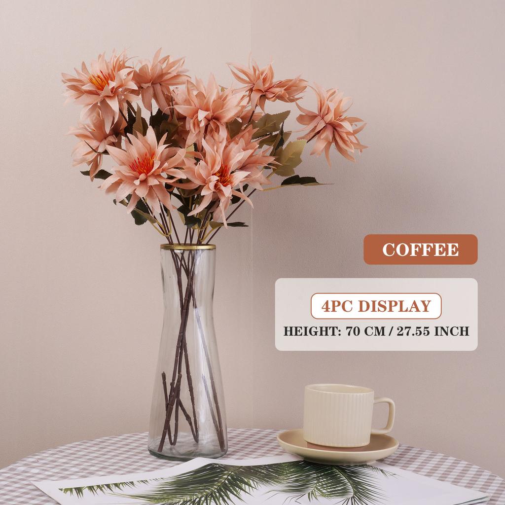 Artificial Flower Silk Single Flower Wedding Beautiful plant  for Room Home Christmas Decoration 70cm/27.55inch