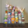 1-5 Tier Clear Acrylic Display Stand for Funko Figures Perfume Organizer Collections Doll Cosmetic Storage Holder Cupcake Stand