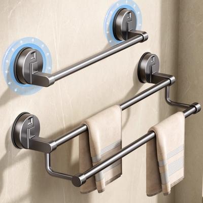 Badezimmer-Saugnäpfe Badezimmerhandtücher Bohrloser Wandmontage-Regale