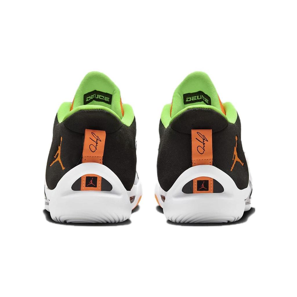 Tênis Infantil Air Jordan Tatum 1 GS Home Team Branco Laranja Total Preto DX5359-108