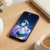 Cartoon F-Sailor M-Moons Phone Case For iPhone 17 16 15 14 13 12 Max Plus Silicone Black Cover