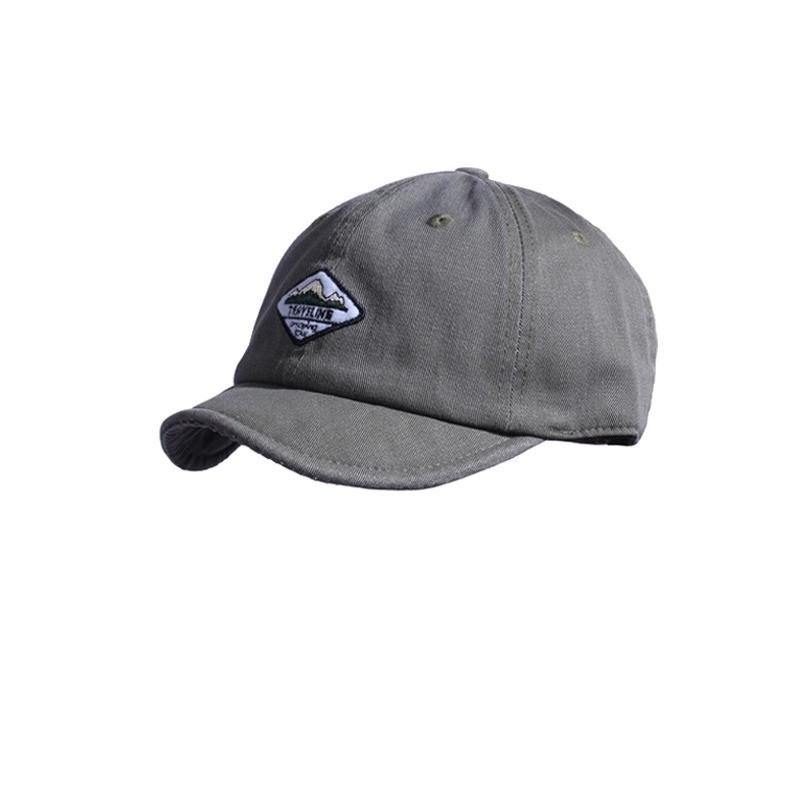 Mountain And Forest Print Baseball Cap With Embroidered Letters For Casual Outdoor Wear