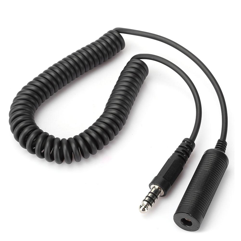 U92AU TO U174U Helicopter Military Headphone Extension Line Cable