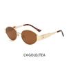1pc elliptical sunglasses 2 women's street pography sunglasses retro high-end pography sunglasses