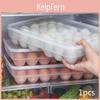 Singlelayer Compartment Preservation 34 Egg Tray Fresh Box With Lid Eggs Holder