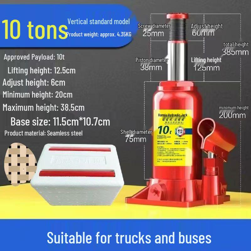 2-50 Ton Schwerlast-Hydraulikheber: Handbetrieben für LKW, PKW, Limousinen und Offroad-Reifenwechsel