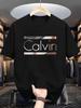 Summer Men's T-shirt High Quality 100_ Cotton Magic Square Printing O-neck For Men Tees Casual Cool Hip Hop Short Sleeved Tops